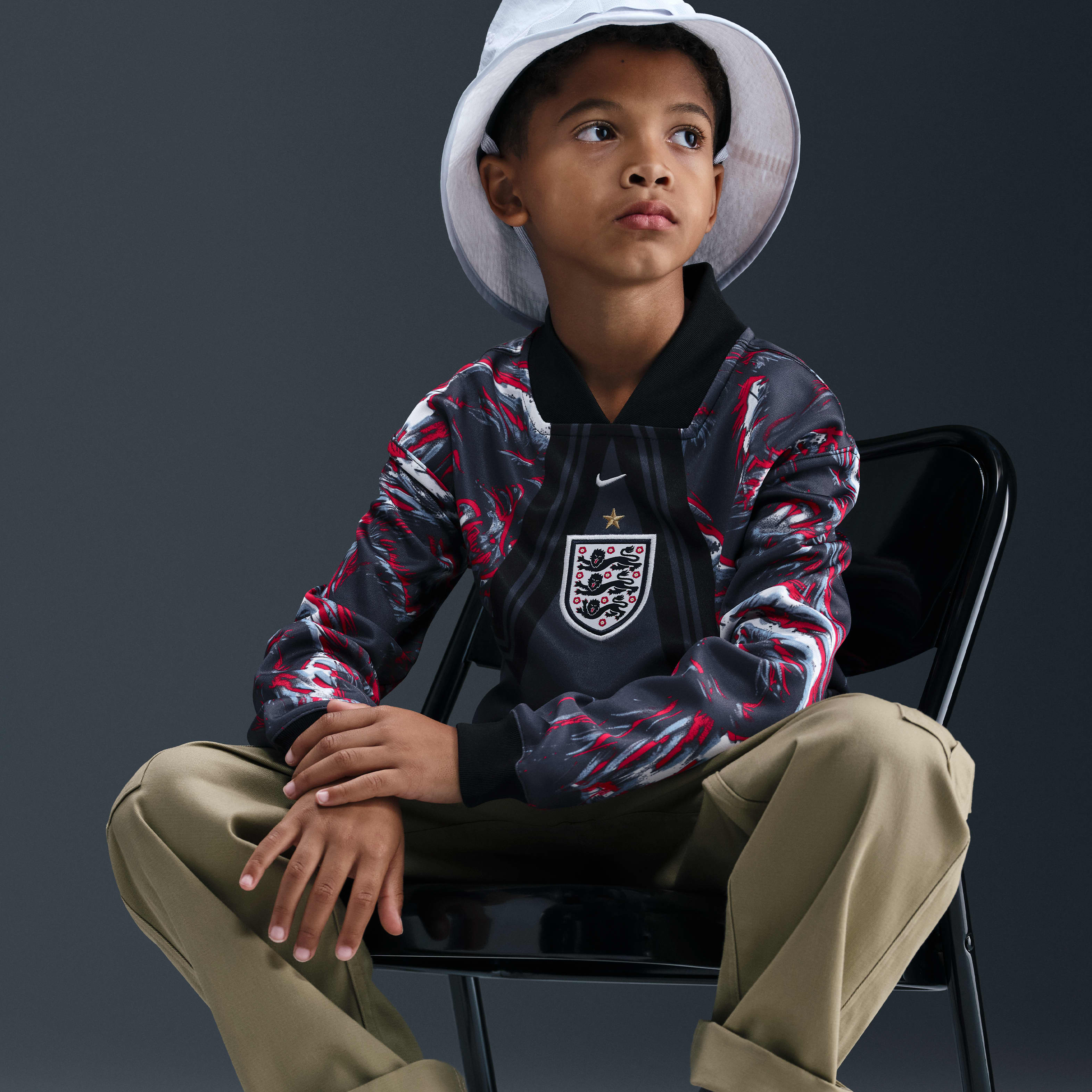 Nike England Hollywood Keeper Big Kids' Nike Dri-FIT Soccer Jersey
